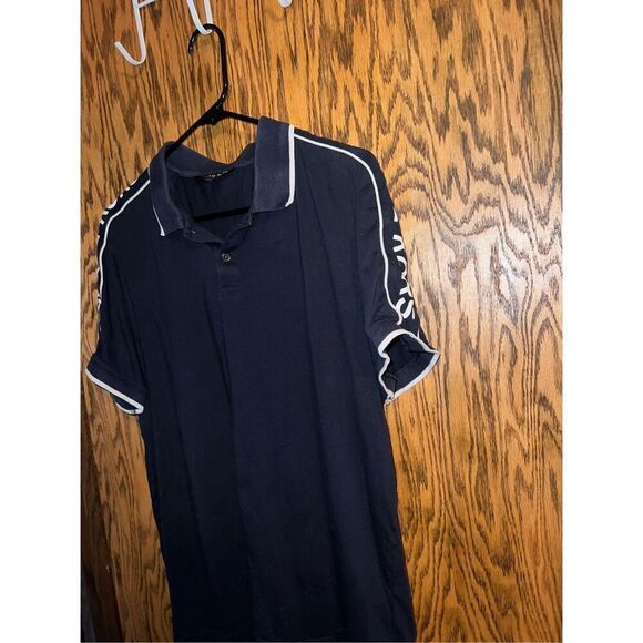 Michael Kors Black Polo Shirt Men’s Size Large - Picture 2 of 7